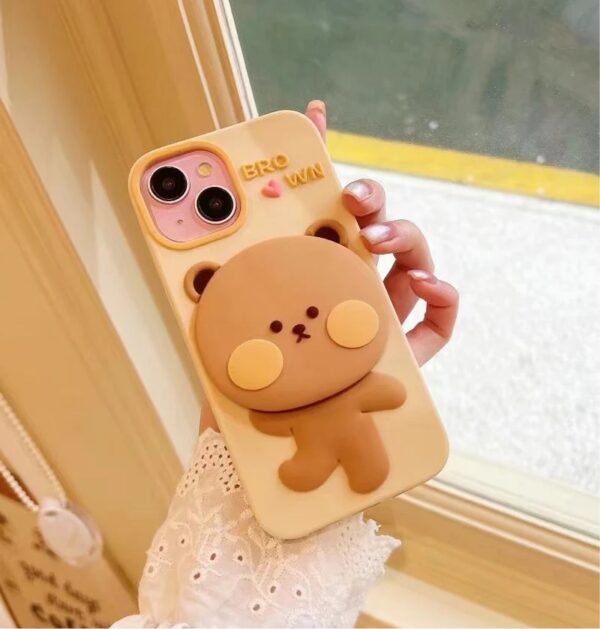 Mirror Bear Silicon Phone Cases For iPhone - Image 7