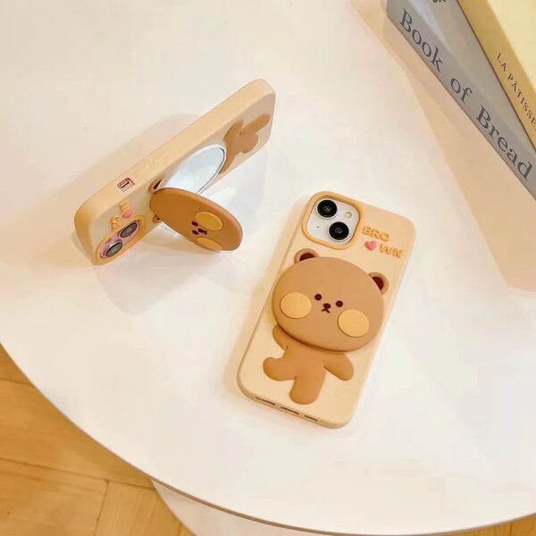 Mirror Bear Silicon Phone Cases For iPhone - Image 6