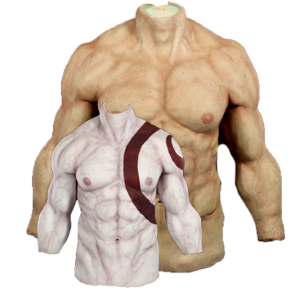 Reallistic Muscle Body Suit