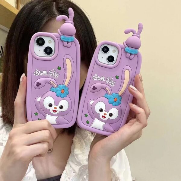 Purple Rabbit Silicon Phone Cases For iPhone - Image 5