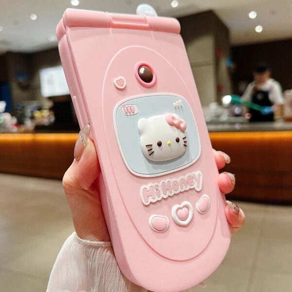 Cat Flip Mirror Anti-Slip Scratch Resistant TPU (Soft) Phone Case - iPhone - Image 4