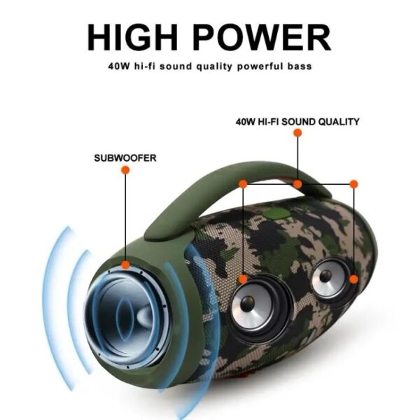 Super Boombox X3 Portable Wireless BT Speakers Waterproof PC Column Outdoor Music Player Gift Boombox3 With FM Radio - Image 2