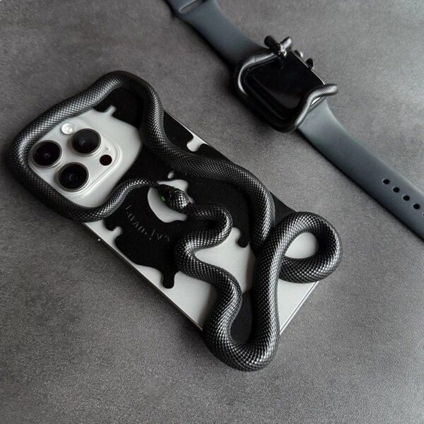 Mystic Serpent 3D Hollow Case - iPhone